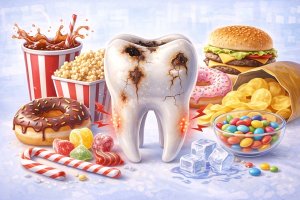 Враги вашей улыбки: Самая вредная еда для зубов