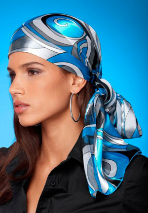 Как красиво завязать платок на голове цыганским способом