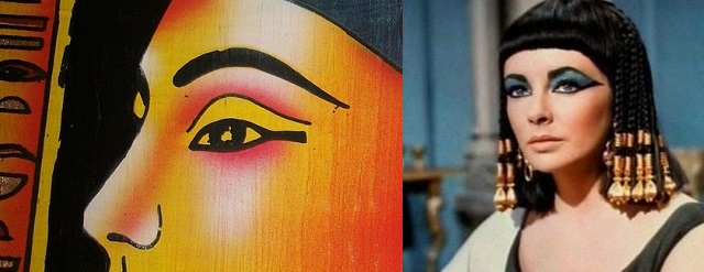 египесткие стрелки на глазах